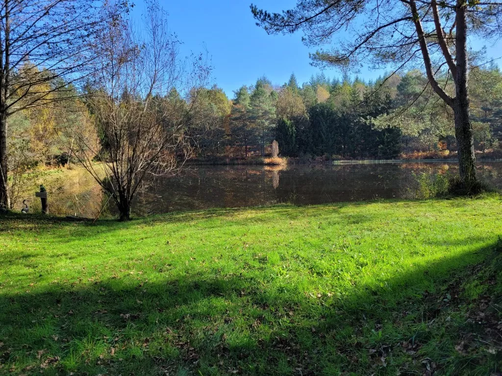 BEL ETANG AVEC CHALET